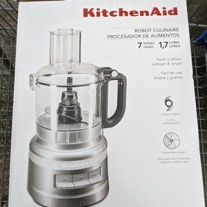 KitchenAid 7 Cup Contour Silver Food Processor